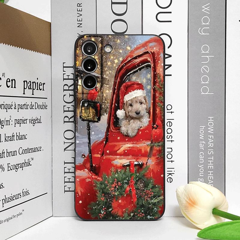 

Різдвяні Вантажівки Мультяшний Собачий Візерунок Чохол для Телефона для Motorola Moto Edge 50 Fusion 40 30 Neo G34 G24 E14 G75 G85 G54 5G М яка Кришка Motorola Edge 40