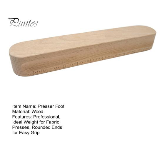 Hardwood Tailors Clapper for Ironing Quilting Professional Sewing Tool for Flattening Fabrics Point Pressing Wrinkle Elimination Beech Wood Presser