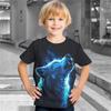 Retro Summer Animal Wolf 3d Print Boy Birthday Clothes Boy T Shirts Kids T Shirt For Boys Short Sleeve Top Tee
