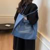 Bag Korean Lazy Wind Underarm Bag 2025 New Large Capacity Denim Tote Bag Simple Versatile Shoulder Bag