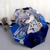 1pc Outdoor Umbrella with Anime Character Design - Automatic Opening/Closing, Portable 3-Fold Design, 8-Bone Iron Frame - Perfect Gift for Fans,