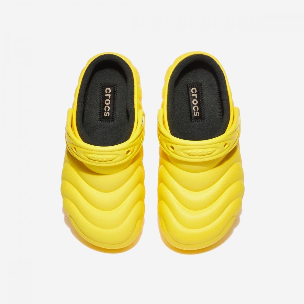 Crocs Classic Lined Overpuff Clogs Crs210059 Cyber Yellow