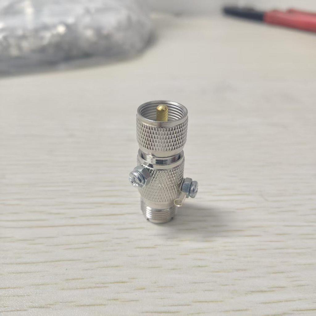 All-Copper UHF Male To Female SL16-JK Lightning Arrester Surge Protector for Antenna Feeder