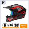 VGV Off-road Motorcycle Helmet for Men, Women, Adults and Children DOT Certified Bluetooth-equipped Three-piece Set with Gifts