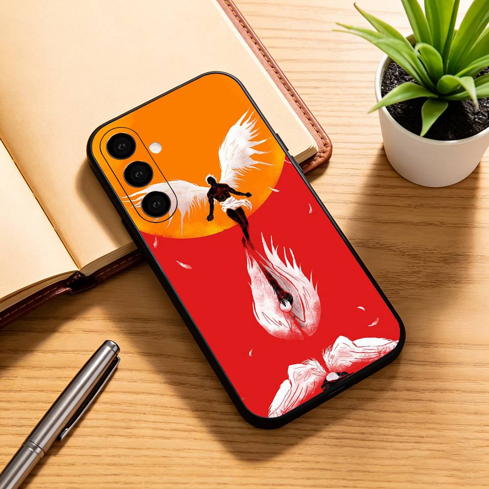 

I- Icarus Phone Case For Samsung Galaxy A73,A72,A71,A70,A53,A52,A51,Soft Silicone Black Cover Samsung a50 30s 50s
