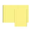 A3 Extra Large Folding Mind Map Notebook - Yellow & White - A4 Blank/Grid/Horizontal Lines