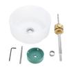 Hålsågssats Snabbkoppling Hålsåg med Borr 160 mm Dammkåpa För Downlight Gipsskiva Öppning 120 mm 4,7 tum