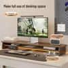 Adjustable Monitor & Laptop Desk Stand with Storage