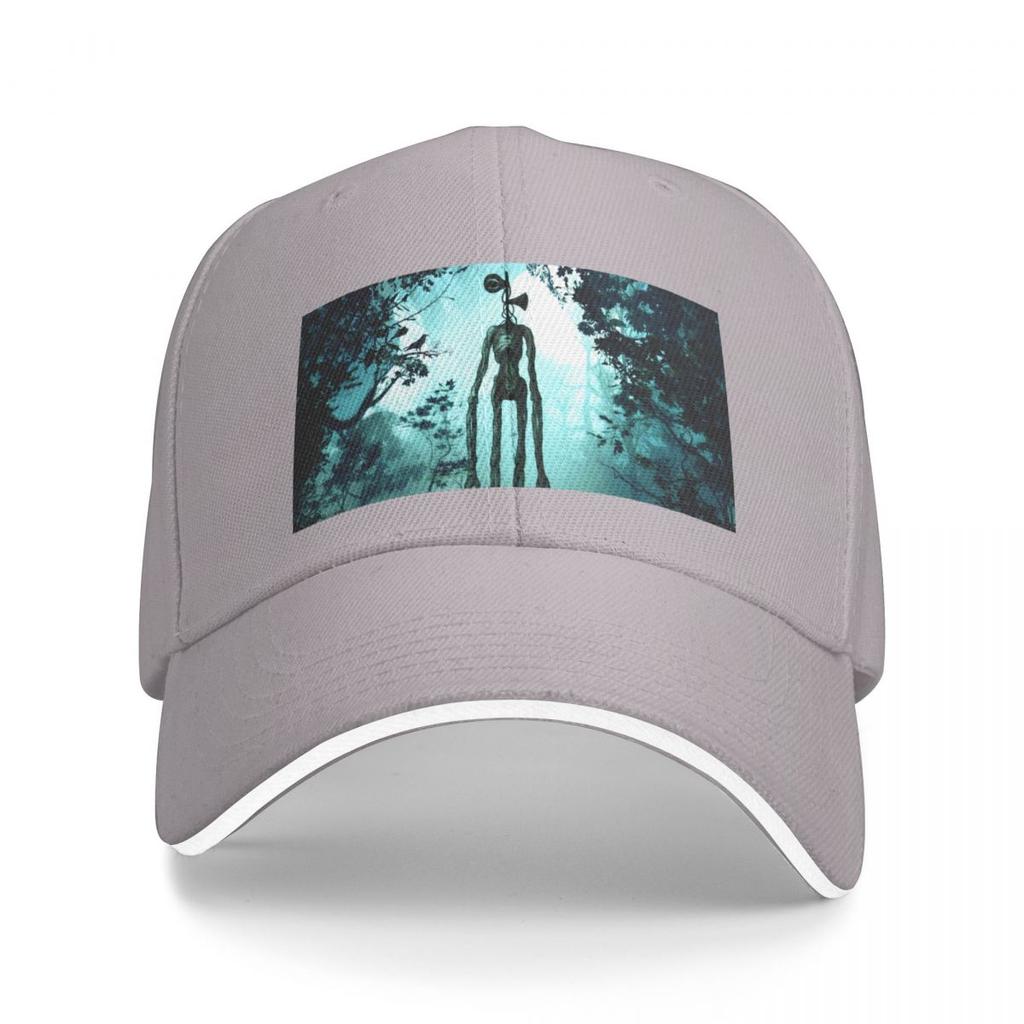 Sirenenkopf im HorrorhintergrundCap Baseball Cap neue Hutmütze Caps Damen Unisex