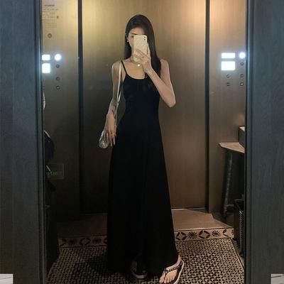 Rochie cu bretele culoare solidă stil Spice Girl, talie înaltă, pentru femei, vară, nouă, strâmtă pe talie, pe umeri, deasupra genunchiului