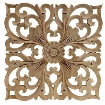 Woodcarving Decal Figurines For Decoration Furniture