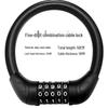 Anti-theft Combination Cable Bike Lock for Mountain & Motorcycles