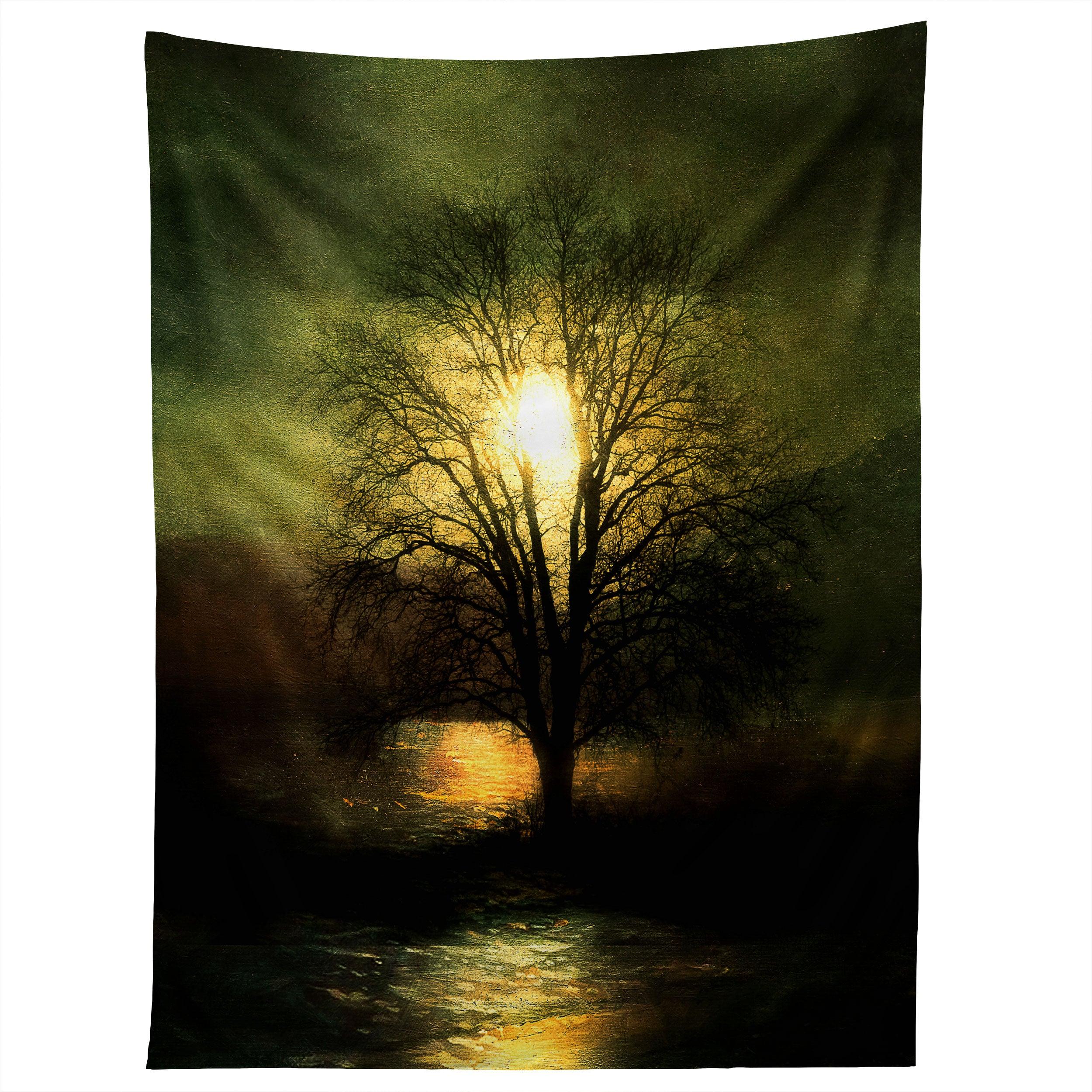 ENERGY FROM THE SUN tapestry 75x100 чёрный