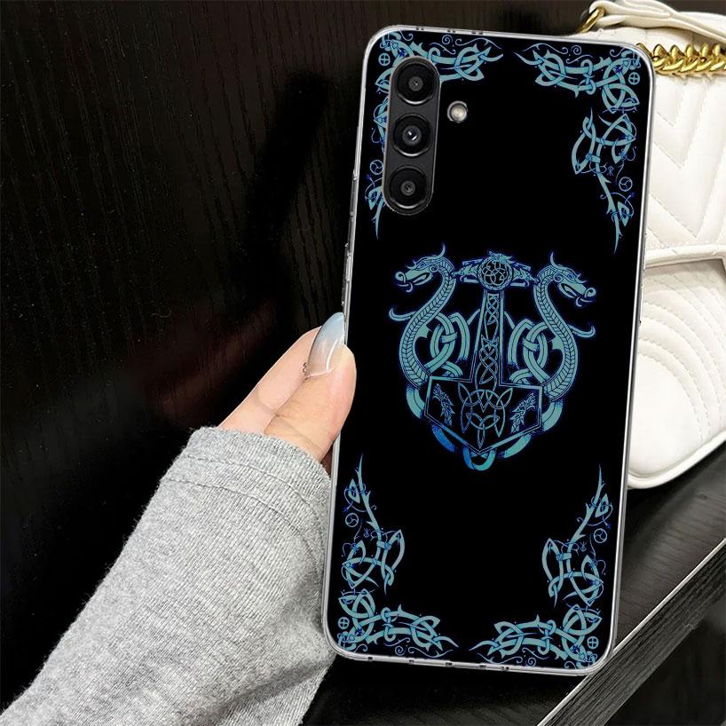 Nordic Norse Case for Samsung A17 A16 A56 A36 A26 A15 A55 A35 A25 A14 A54 A34 A24 Phone Cover A13 A53 A33 A23 A05S A04S