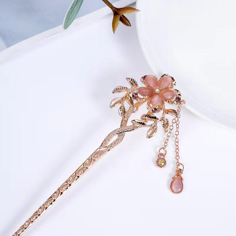 Women's 2026 Spring/Summer Chinese Tassel Alloy Hairpin - Qipao Hair Accessories