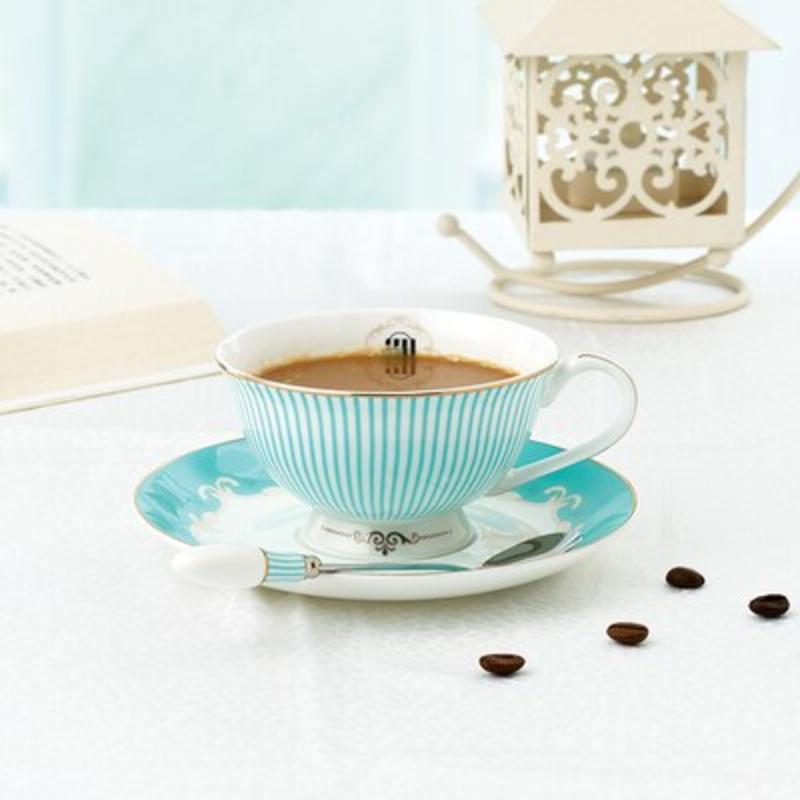 Luxury Coffee Sets High Appearance European Coffee Cups Homemade Porcelain English Afternoon Tea Set INS