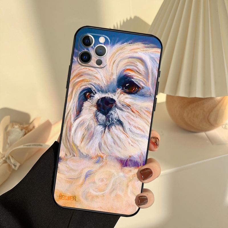Shih Tzu Dog Phone Case For iPhone 13 16 15 11 12 14 17 Pro Max 12 mini 15 16 Plus 16e 17 Air Cover Funda