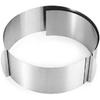 Cake Pan Mold, 6-12 Inches Adjustable Stainless Steel Round Mousse Ring Bake Tool Cake Size Mold