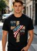Unisexs Casual Short Sleeve Tshirt Comfortable Breathable Christian Faith Cross And Letter Print Summer Fashion Outdoor Top