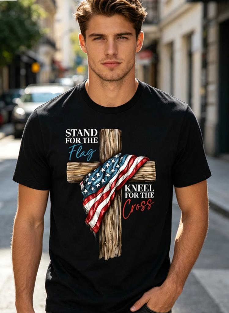 Unisexs Casual Short Sleeve Tshirt Comfortable Breathable Christian Faith Cross And Letter Print Summer Fashion Outdoor Top