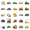 50 Cartoon Truck Engineering Car Graffiti Stickers Decorative Suitcase Notebook Waterproof Children's Toy Stickers