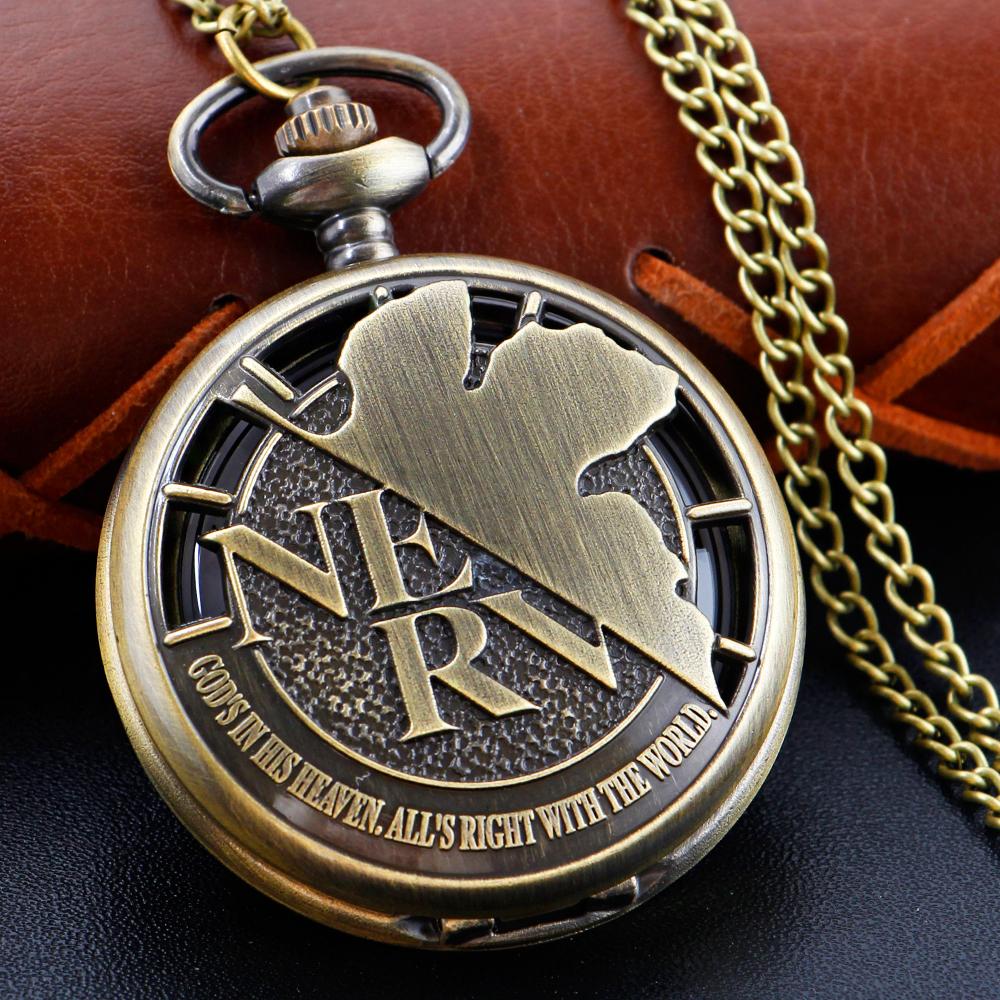 

Bronze Antique Hollow Steel Quartz Pocket Watch - God s Land Decrypted Map - Best Gift Clock Selection for Men and Women бронзовый