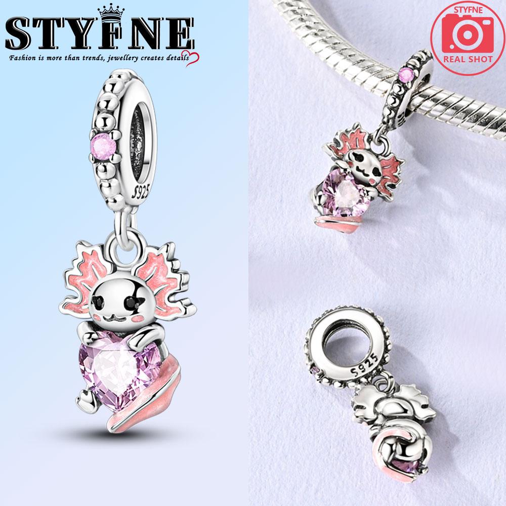 Copper Blue Ballet Shoes Butterfly Flowers Beads Firefly Luminous Charm Original Bracelet Diy Jewelry Gift For Women