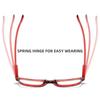 Men Women Vintage Reading Glasses Trendy Retro Sqaure Frame Presbyopia Unisex Blue Light Blocking Computer Glasses 0+1.0+1.5+4.0
