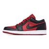 Jordan 1 Low Black Gym Red 553558-610