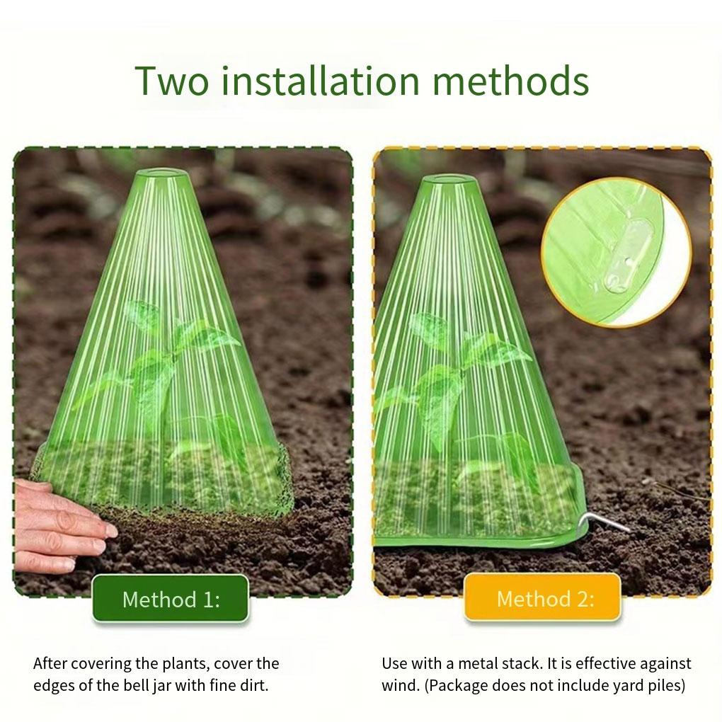 20pcs Greenhouse Plant Cover Secure Seedlings And Fruits Greenhouse Cover Plastic Greenhouse Garden