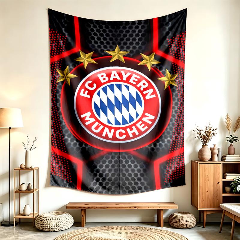 FC Bayern Mnichov (19) Tapiserie Vhodná Pro Dekoraci Domů Kolejí A Ložnic Měkká Na Dotek A Perfektní Dárek Pro Přátele A Rodinu
