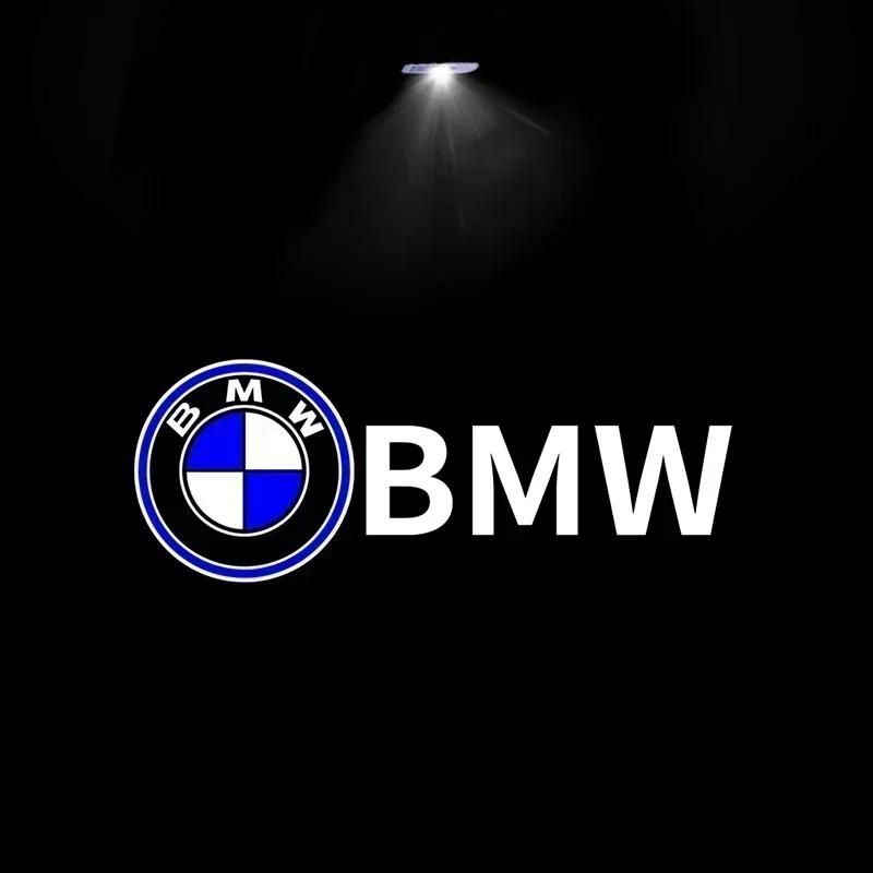 Luz de Boas-Vindas para Porta de Carro Projetor a Laser Logo Sombra Fantasma Luzes Noturnas Para BMW M Power Performance F31 E36 E39 E87 E90 X3 X5