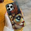 Day of the Dead Catrina Skull Phone Case For iPhone 16 17 15 14 12 13 Pro Max Black Color Shockproof Cover