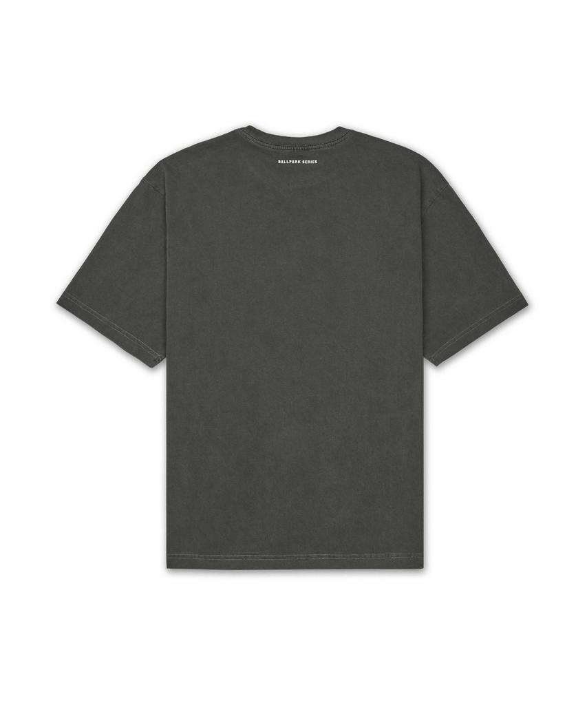 Hangugyaguwiwonhoe Mss X Kbo Ballpark Short Sleeve T-Shirt Charcoal Gray [Daegu Samsung Lions]