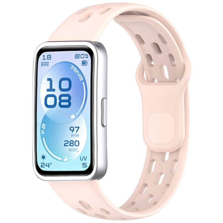 Honeycomb‑Breathable Silicone Watch Band For Huawei Band11 /11 Pro /11 Pro NFC
