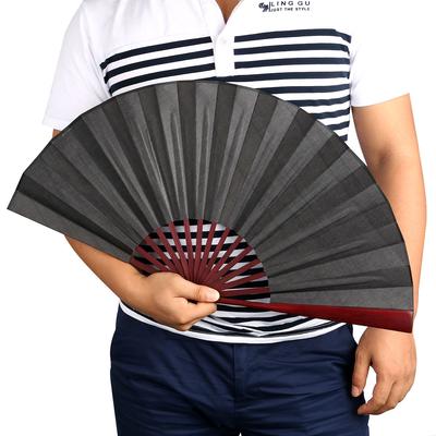 Chinese Handheld Folding -Inch Men'S Blank Silk Folding Fans With Wooden Frame For Gift,Collection,Wedding,Party