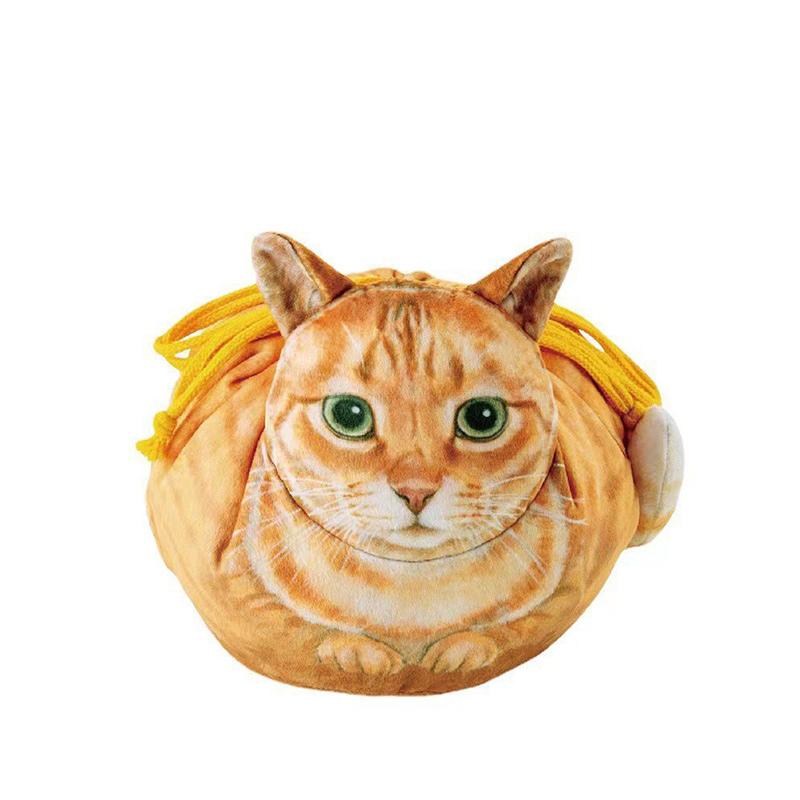 

Cute Cat-themed Cosmetic Bags Travel Drawstring Bags Creative Stylish Large-capacity Cosmetic Bags Portable Cat Lovers Gift Bags