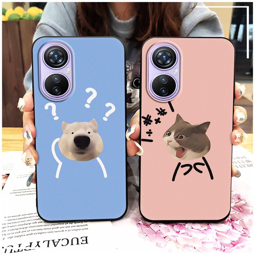 Handytasche Komplettschutz Handyhülle Für Blackview A200 Pro Rückseite Paar Cartoon Wasserdicht Stoßfest Staubdicht TPU