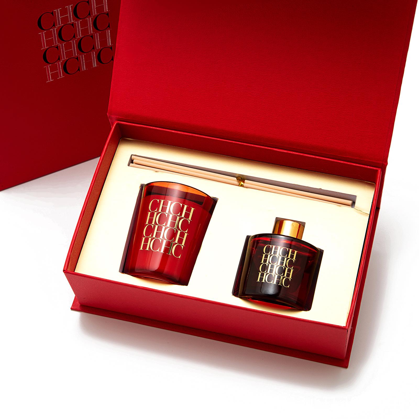 CHHC Aromatherapy Fragrance Candle Glass Set