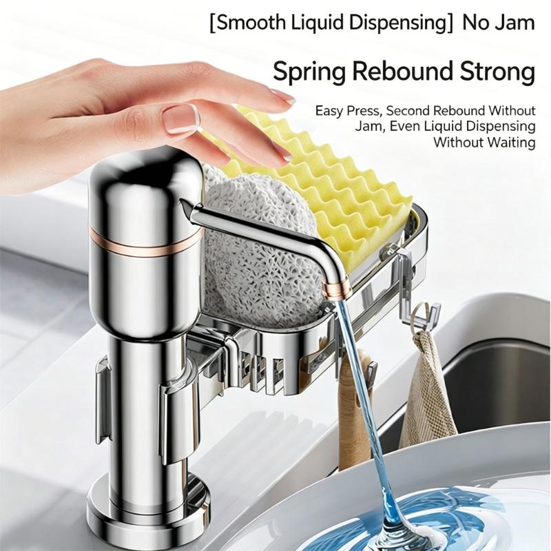 Instants Mount Liquid Soap Dispenser Kitchen Sink Soap Dispenser Quickly Connect For Modern Kitchens And Baths