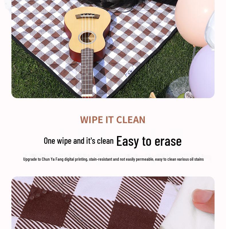 Waterproof Outdoor Picnic & Beach Mat: Portable, Moisture-Proof, Thickened for Camping and Spring Outings
