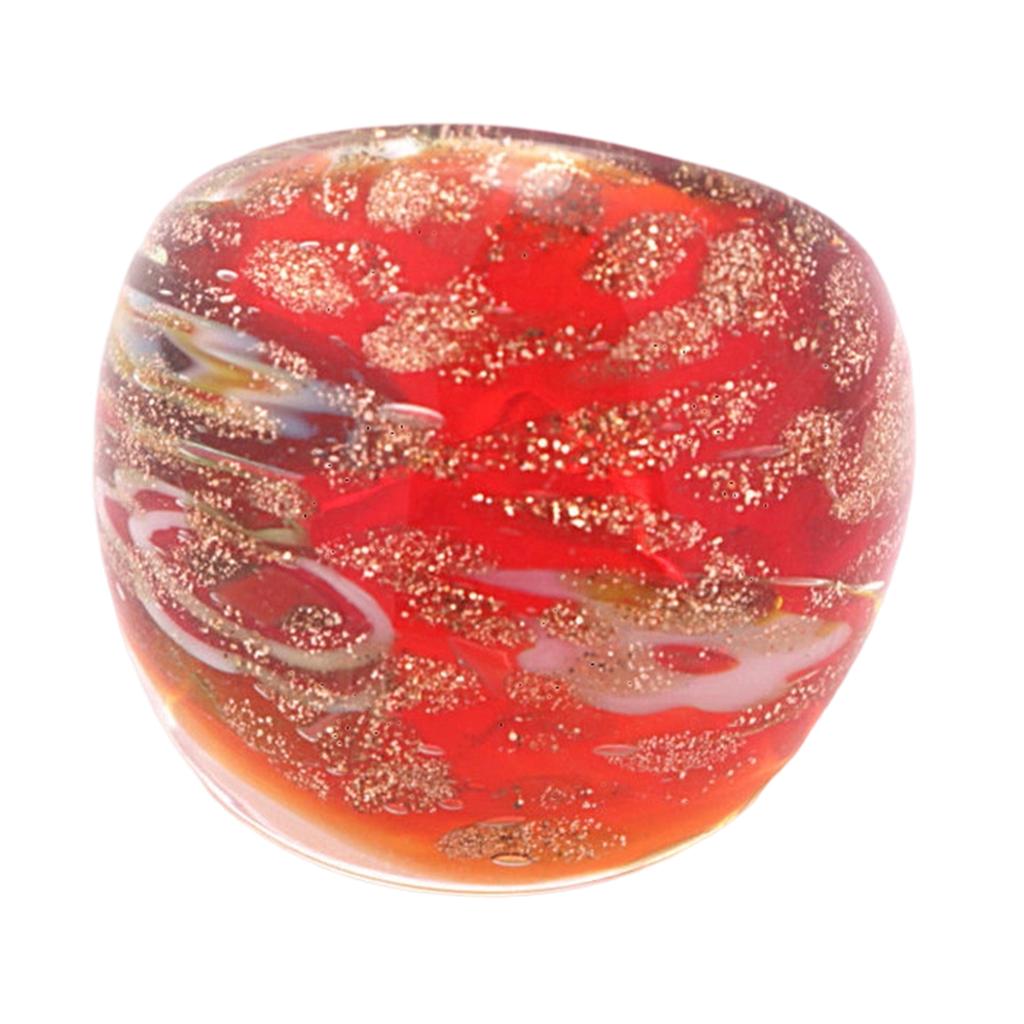 Eleganter Ethno-Stil Glasring Elegantes handgefertigtes Geschenk Bunte Fingerringe für den Alltag und besondere Anlässe