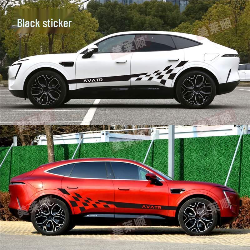 

Наклейки на автомобіль Avatr 11: Персоналізовані наклейки на бічні спідниці зі спортивним дизайном Standard