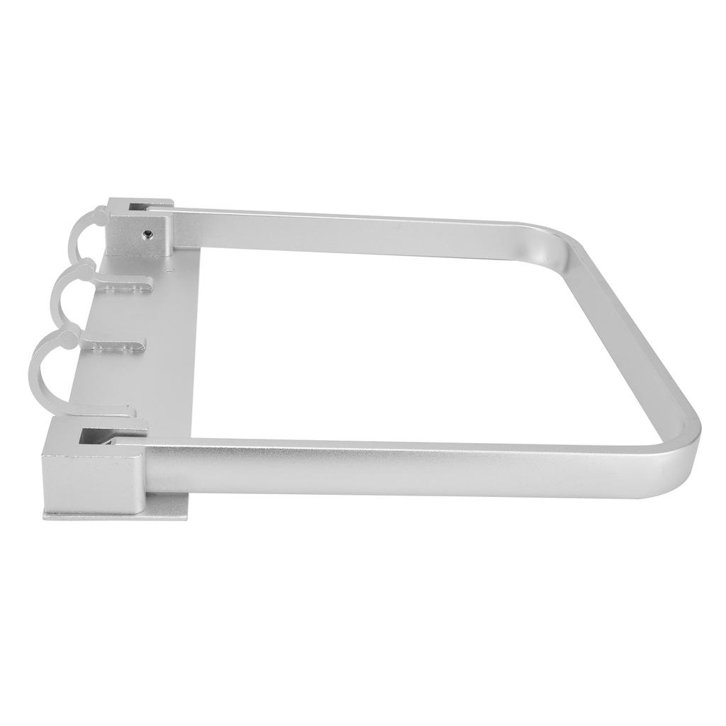 Collapsible Bathroom Rack with Row Hooks Multifunctional WallMounted Towel Shelf Holder for Home
