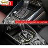 Black Stainless Steel Gear Shift Panel Decor Cover Trim For Mazda CX-9 2016-