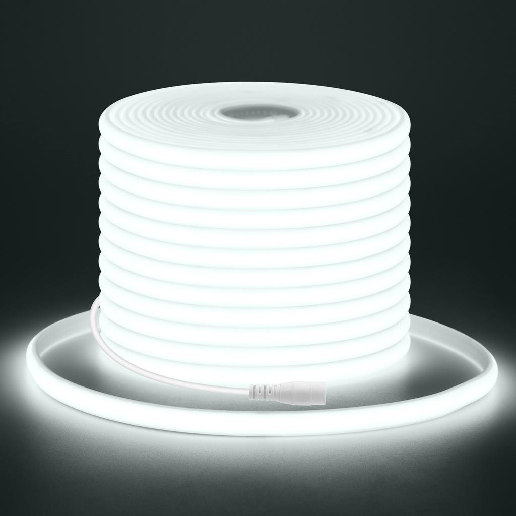 12V 24V COB LED Streifen Flexibles Neonlicht IP67 Wasserdichtes LED Band 320 LEDs Dichte Lineares Licht mit Klebeband