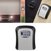 Safe Box Key Secure 4 Digit Combination Wall Mounted Lock Storage Aluminum Alloy