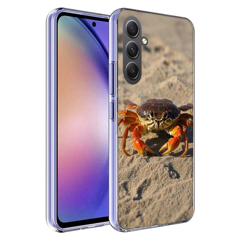 Unique Animal Crab Phone Case for Samsung A17 A37 A57 A07 A16 A26 A36 A56 A06 A02S A12 A22 A32 A52S A04S A14 A24 A34 A54 A03 A13