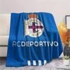 Deportivo de La Coruña Flanelldecke mit Aufdruck, Hohe Qualität, Bequem für alle Jahreszeiten, Heimdekoration, Wärme und Komfort