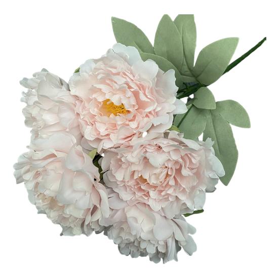 

Искусственный букет пионов Yousheng, устойчивый к УФ-излучению, искусственные цветы пионов, реалистичная искусственная ветка пиона для домашнего декора, украшение для вечеринки, свадебная центральная композиция, цветочный светло-розовый